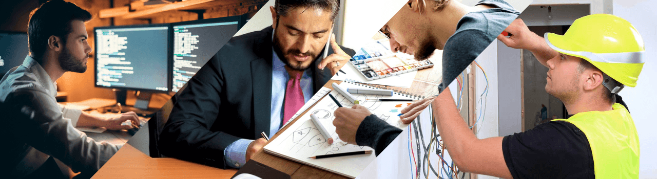 Profesionales trabajando